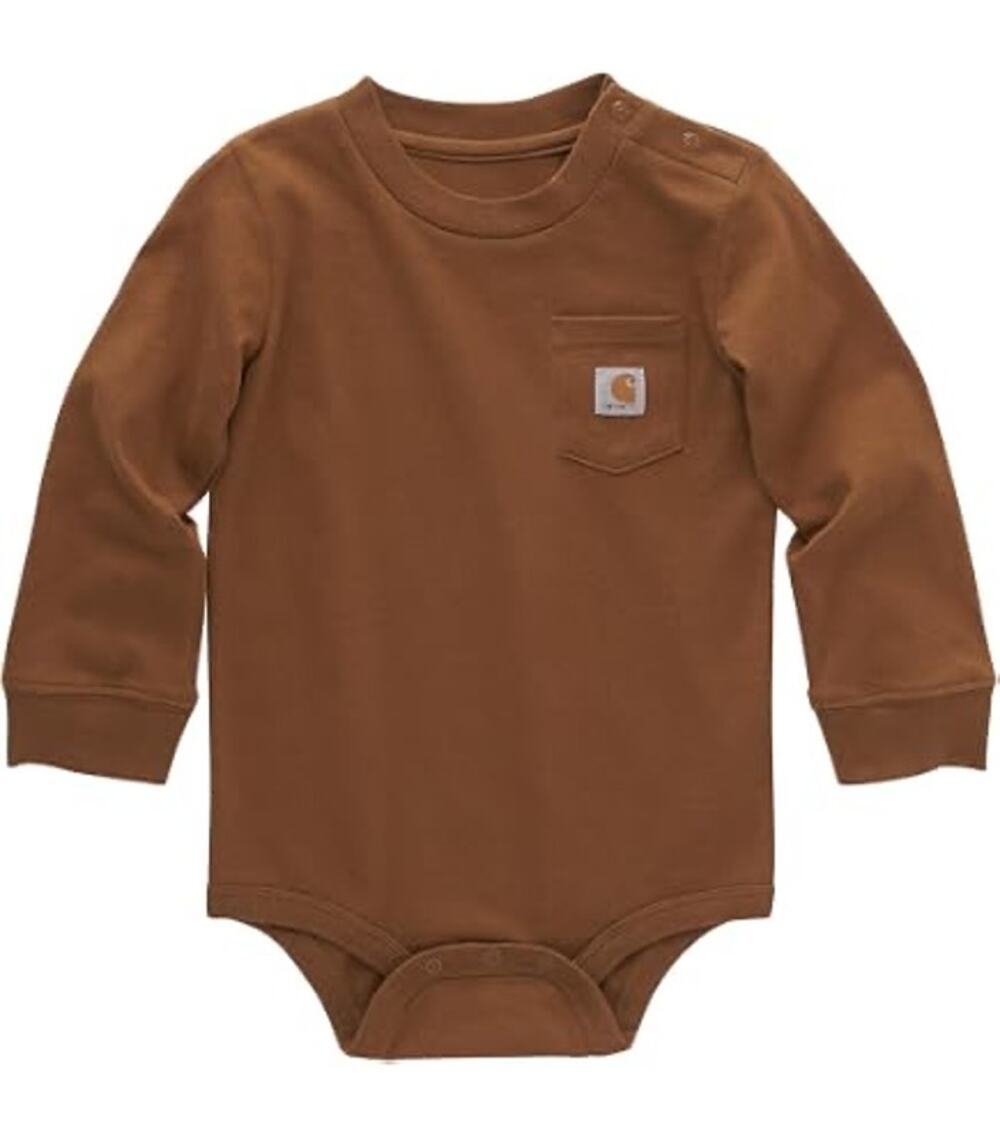 Carhartt Unisex Baby Long-Sleeve Bodysuit